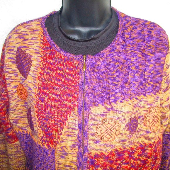 NAPA VALLEY Sweater Cardigan Women's Size L Petites w/Free Shipping!! - Picture 2 of 16